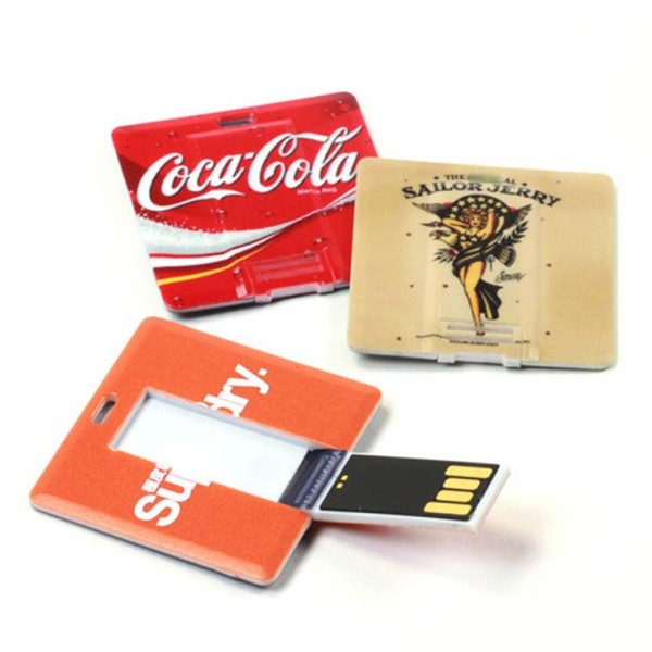 CLE USB EN PVC MODELE CARTE PERSONNALISE