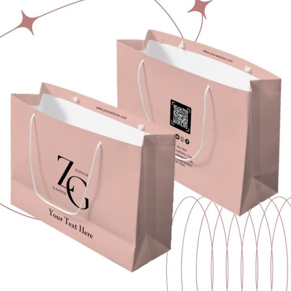 SAC EN CARTON PERSONNALISE AVEC LOGO D'ENTREPRISE
