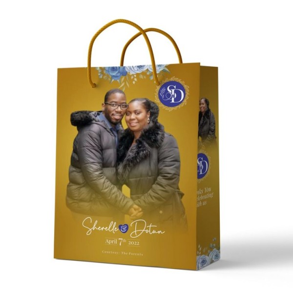 SAC EN CARTON PERSONNALISE AVEC PHOTO