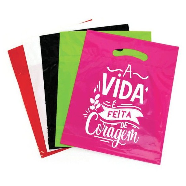 SAC EN PLASCTIQUE PERSONNALISE AVEC DESIGN