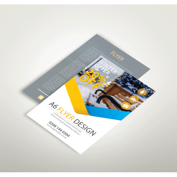 FLYER SUR SUPPORT A6