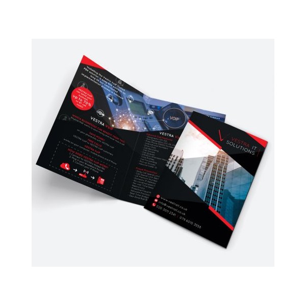 BROCHURE AVEC SUPPORT A5  BI-FOLD