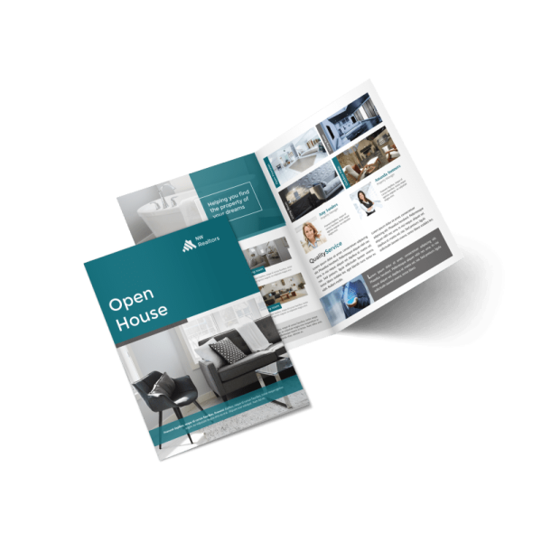 BROCHURE AVEC SUPPORT A4 BI-FOLD