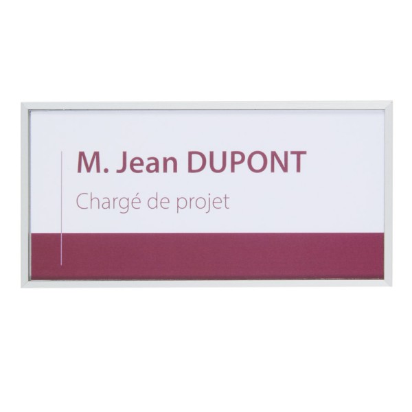 PLAQUE DE PORTE AFFICHAGE MODIFIABLE