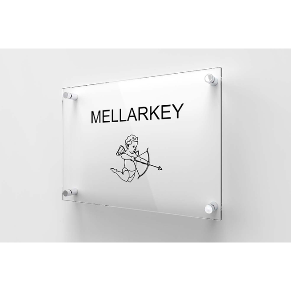 PLAQUE DE PORTE EN PLEXIGLASS