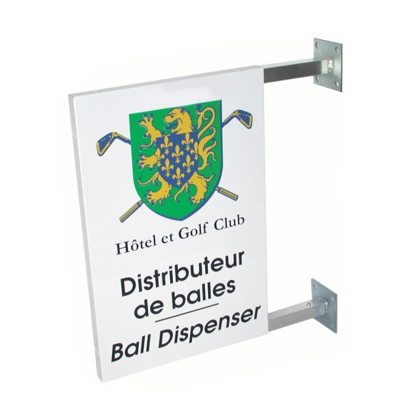 ENSEIGNE DRAPEAU PERPENDICULAIRE